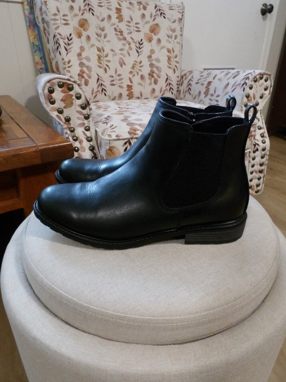 Sonoma Goods for Life Brantlee Womens Chelsea Boots | Black | Size 10